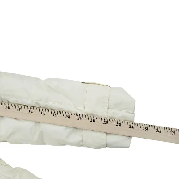 Cole Haan Women's Large Fill 80% Down, 20% Feather Coat Ivory Cream Jacket EUC - Picture 15 of 16